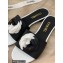 Chanel Grosgrain Camellia Mules Black/White 2022