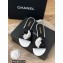 Chanel Grosgrain Camellia Mules Black/White 2022