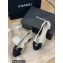 Chanel CC Logo and Bow Ballerinas White/Black 2022
