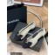 Chanel CC Logo and Bow Ballerinas White/Black 2022