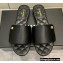 Chanel Satin Mules G38858 Black 2022