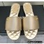 Chanel Satin Mules G38858 Beige 2022