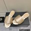 Chanel Satin Mules G38858 Beige 2022