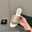 Chanel Satin Mules G38858 Beige 2022