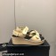 Chanel Logo Platform Sandals Beige 2022