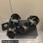 Chanel Logo Platform Sandals Black 2022