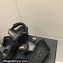 Chanel Logo Platform Sandals Black 2022