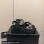 Chanel Logo Platform Sandals Black 2022