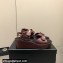 Chanel Logo Platform Sandals Burgundy 2022