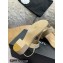 Chanel Chain Patent Calfskin Heel Thong Sandals G38200 Beige 2022