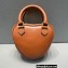 Celine MEDIUM HEART Bag in Smooth Calfskin Brown 2022