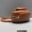 Celine MEDIUM HEART Bag in Smooth Calfskin Brown 2022