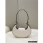 Fendi leather Cookie Mini Hobo Bag White 2022