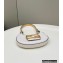 Fendi leather Cookie Mini Hobo Bag White 2022
