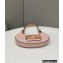 Fendi leather Cookie Mini Hobo Bag Pale Pink 2022