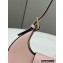 Fendi leather Cookie Mini Hobo Bag Pale Pink 2022