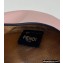 Fendi leather Cookie Mini Hobo Bag Pale Pink 2022