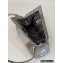 Fendi First Small Leather Bag Gray with silver and light brown inlay 2022