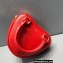 Celine MEDIUM HEART Bag in Smooth Calfskin Red 2022