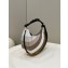 Fendi leather Fendigraphy Small Hobo Bag with beige and brown inlay 2022
