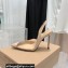 Gianvito Rossi Heel 10.5cm PLEXI PVC and Patent leather Slingback Pumps Nude 2022