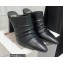 Balmain Heel 9.5cm Draped Leather Ulla Mules Black 2022