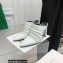 Balmain Heel 9.5cm Draped Leather Ulla Mules White 2022
