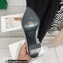 Balmain Heel 9.5cm Draped Leather Ulla Mules Silver 2022