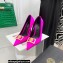 Versace Heel 10.5cm Crystal Medusa Pumps Satin Fuchsia 2022