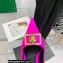 Versace Heel 10.5cm Crystal Medusa Pumps Satin Fuchsia 2022
