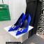 Versace Heel 10.5cm Crystal Medusa Pumps Satin Blue 2022
