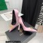 Versace Heel 10.5cm Crystal Medusa Pumps Satin Pink 2022