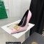 Versace Heel 10.5cm Crystal Medusa Pumps Satin Pink 2022