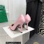 Versace Heel 10.5cm Crystal Medusa Pumps Satin Pink 2022