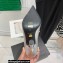 Versace Heel 10.5cm Crystal Medusa Pumps Calfskin Silver 2022