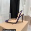 Gianvito Rossi Heel 10.5cm PLEXI PVC and Patent leather Slingback Pumps Purple 2022