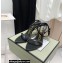 Tom Ford Heel 10.5cm Padlock Pointy Naked Sandals Leather Black 2022