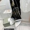 Tom Ford Heel 10.5cm Padlock Pointy Naked Sandals Leather White 2022