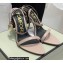 Tom Ford Heel 10.5cm Padlock Pointy Naked Sandals Leather Nude 2022
