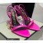 Tom Ford Heel 10.5cm Padlock Pointy Naked Sandals Leather Fuchsia 2022