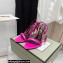 Tom Ford Heel 10.5cm Padlock Pointy Naked Sandals Leather Fuchsia 2022