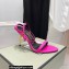 Tom Ford Heel 10.5cm Padlock Pointy Naked Sandals Leather Fuchsia 2022