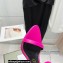 Tom Ford Heel 10.5cm Padlock Pointy Naked Sandals Leather Fuchsia 2022