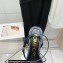 Tom Ford Heel 10.5cm Padlock Pointy Naked Sandals Denim Blue 2022