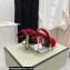 Tom Ford Heel 10.5cm Padlock Pointy Naked Sandals Velvet Red 2022