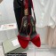 Tom Ford Heel 10.5cm Padlock Pointy Naked Sandals Velvet Red 2022
