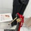 Tom Ford Heel 10.5cm Padlock Pointy Naked Sandals Velvet Red 2022