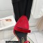 Tom Ford Heel 10.5cm Padlock Pointy Naked Sandals Velvet Red 2022