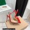 Gianvito Rossi Heel 10.5cm PLEXI PVC and Patent leather Slingback Pumps Red 2022