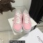 Celine Jane Low Lace-up Sneakers In Canvas And Calfskin Pink 2022